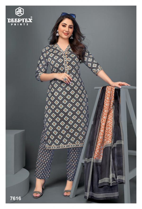 Deeptex Miss India Vol-76 Cotton Designer Exclusive Dress Material